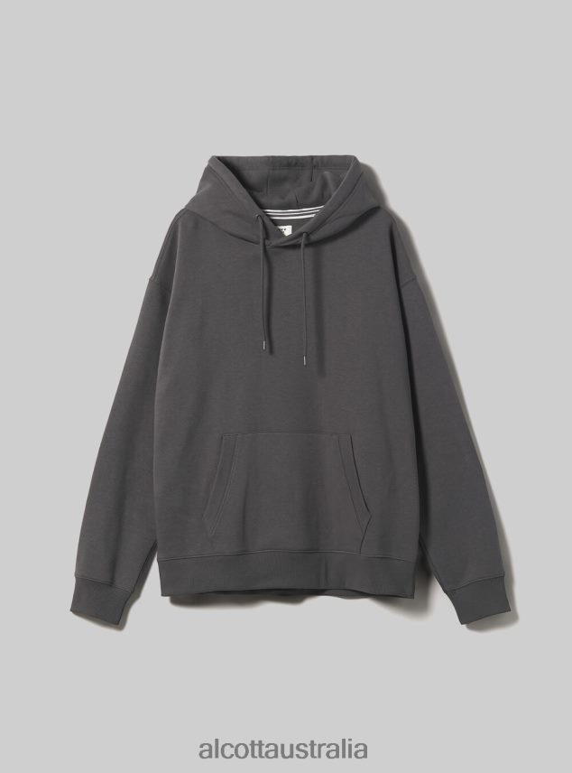 Sweatshirt With Hood And Pouch Pocket Men 2TH442829 WH2 WHITE Alcott Clothing