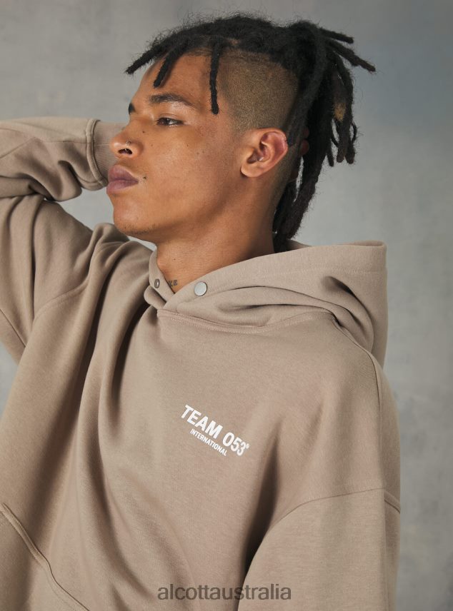 Sweatshirt With Team 053 Print Men 2TH4421057 SA2 SAND MEDIUM Alcott Clothing