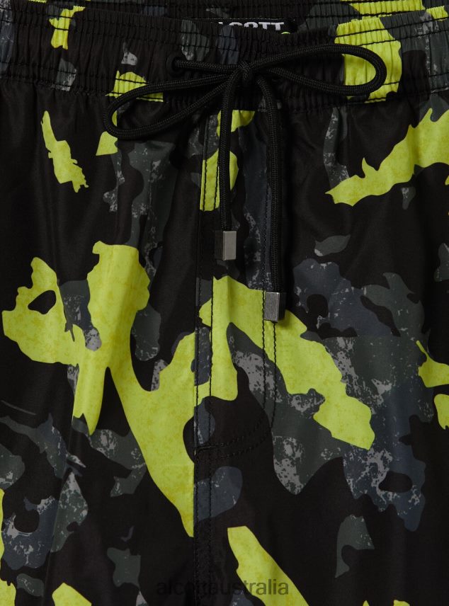 Camouflage Print Swimsuit Men 2TH442629 CAMUFLAGE FLUO Alcott Clothing