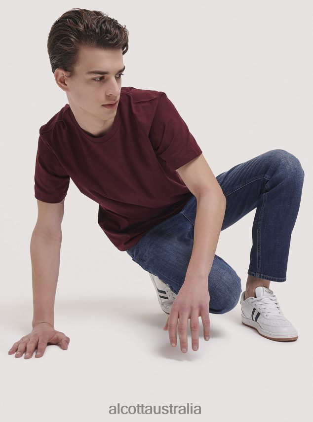 Basic Cotton T-Shirt Men 2TH4421140 WHITE Alcott Clothing