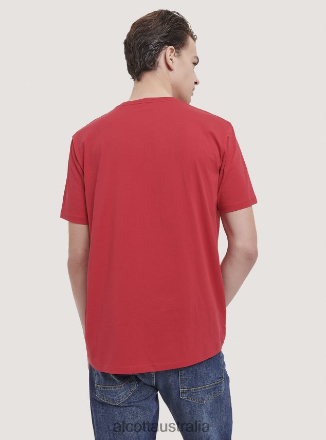 Basic Cotton T-Shirt Men 2TH442781 WHITE Alcott Clothing