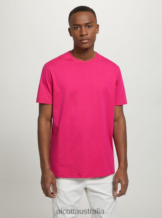 Cotton Crew-Neck T-Shirt Men 2TH4421202 BK1 BLACK Alcott Clothing