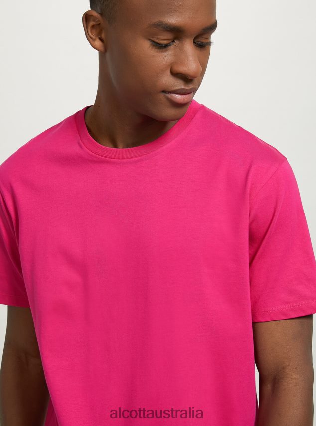 Cotton Crew-Neck T-Shirt Men 2TH4421202 BK1 BLACK Alcott Clothing