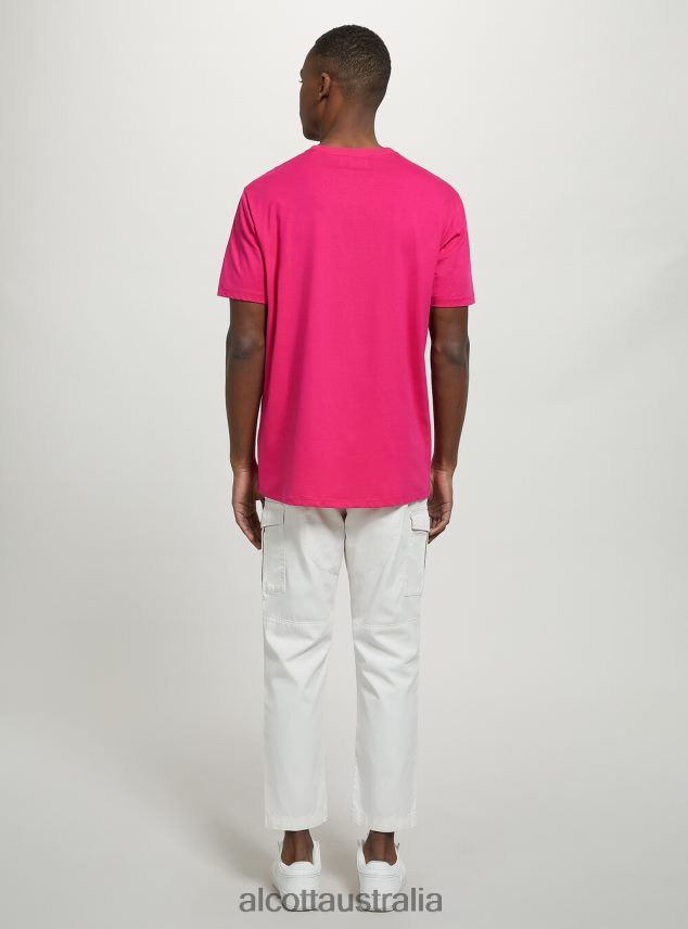 Cotton Crew-Neck T-Shirt Men 2TH4421202 BK1 BLACK Alcott Clothing