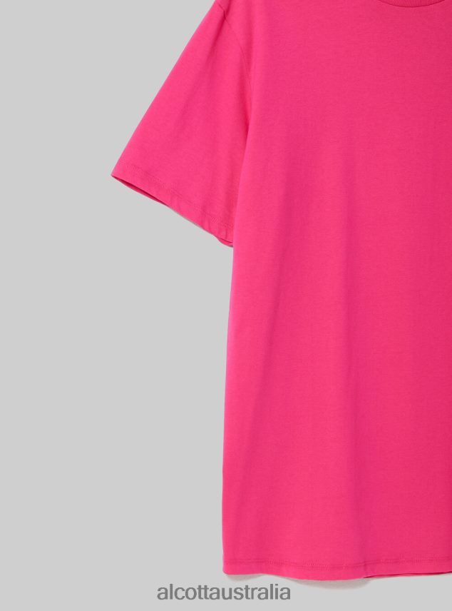 Cotton Crew-Neck T-Shirt Men 2TH4421202 BK1 BLACK Alcott Clothing