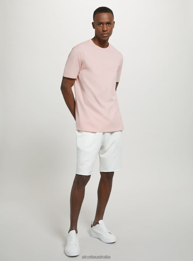 Cotton Crew-Neck T-Shirt Men 2TH442972 BK1 BLACK Alcott Clothing