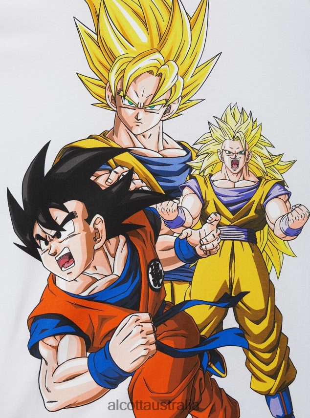Dragon Ball T-Shirt Men 2TH4421104 WH3 WHITE Alcott Clothing