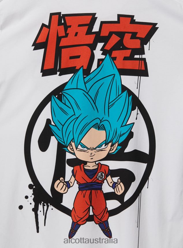 Dragon Ball T-Shirt Men 2TH442665 WH3 WHITE Alcott Clothing