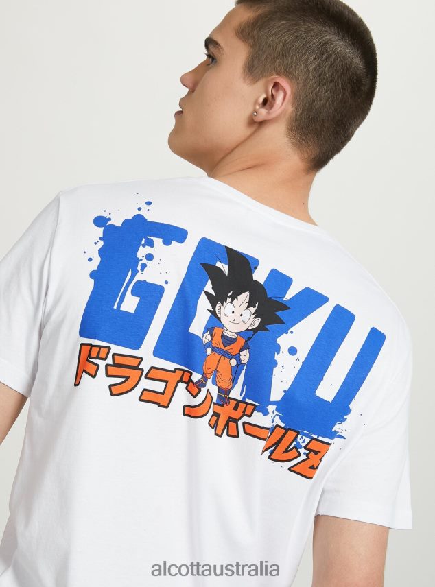 Dragon Ball T-Shirt Men 2TH442667 WH3 WHITE Alcott Clothing