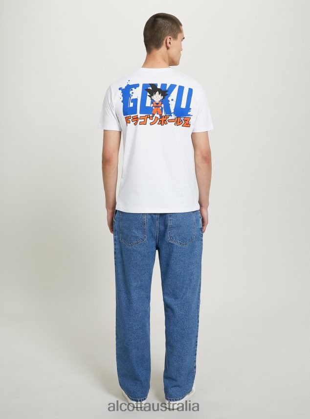 Dragon Ball T-Shirt Men 2TH442667 WH3 WHITE Alcott Clothing