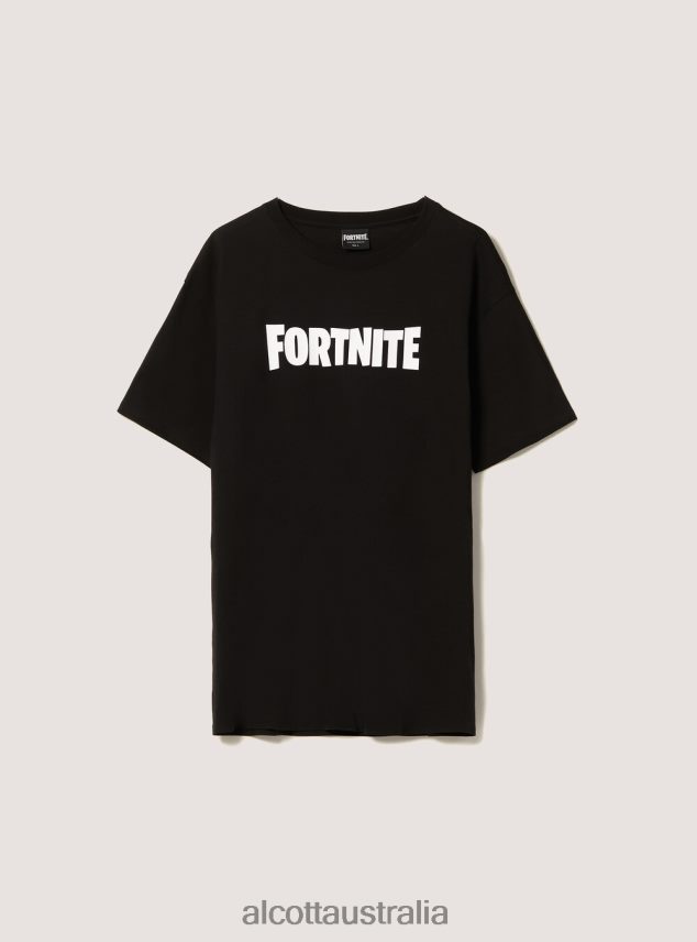 Fortnite T-Shirt Men 2TH442793 BLACK Alcott Clothing