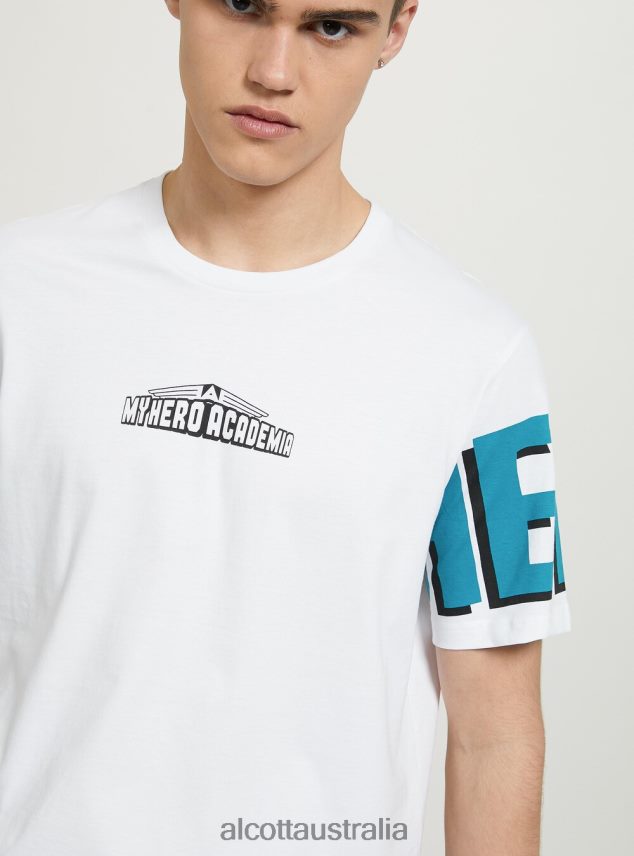 My Hero Academia T-Shirt Men 2TH442658 WH3 WHITE Alcott Clothing