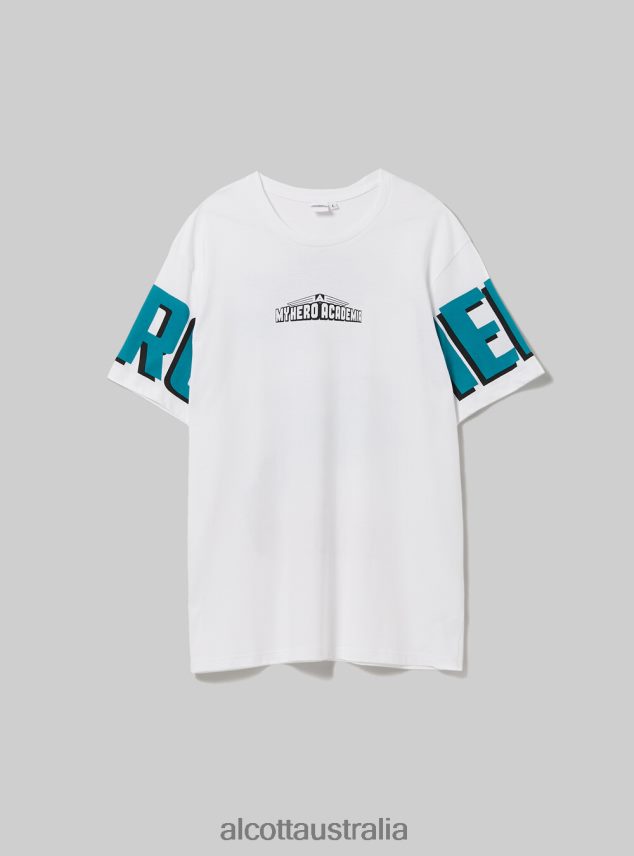 My Hero Academia T-Shirt Men 2TH442658 WH3 WHITE Alcott Clothing