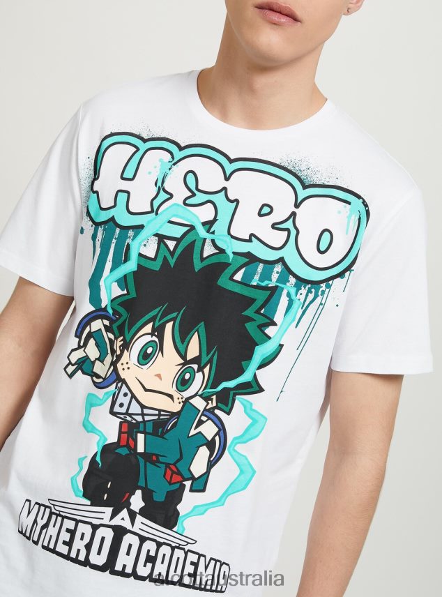 My Hero Academia T-Shirt Men 2TH442659 WH3 WHITE Alcott Clothing