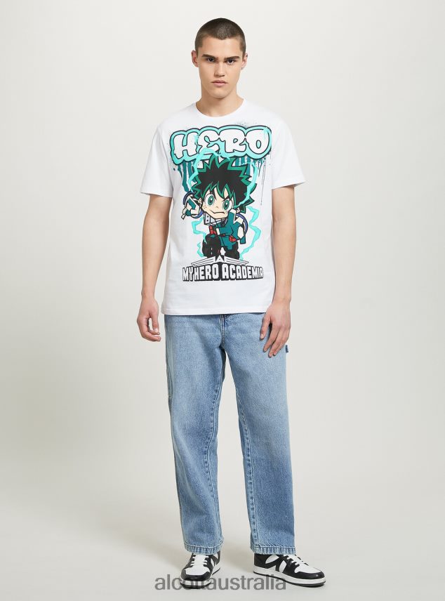 My Hero Academia T-Shirt Men 2TH442659 WH3 WHITE Alcott Clothing