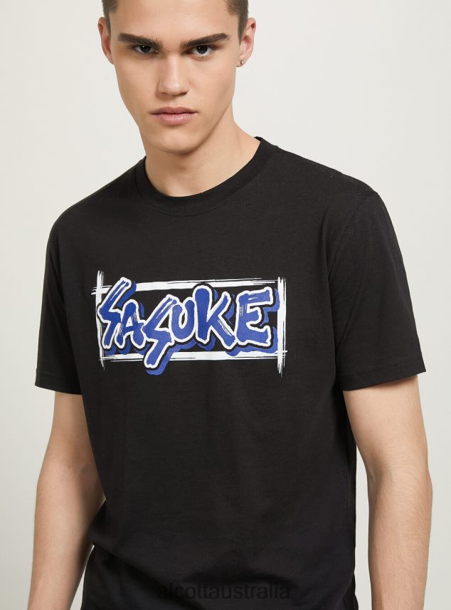 Naruto T-Shirt Men 2TH442648 BK1 BLACK Alcott Clothing