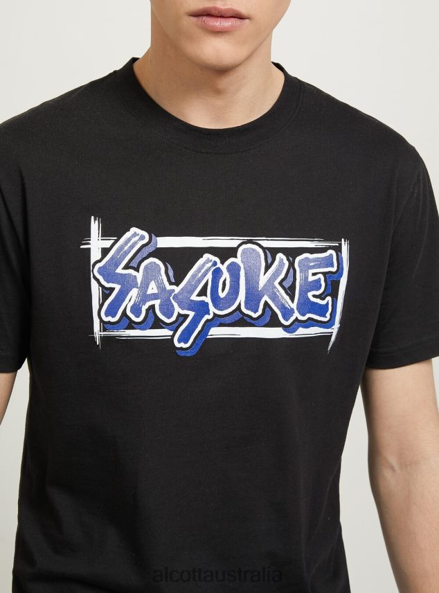 Naruto T-Shirt Men 2TH442648 BK1 BLACK Alcott Clothing