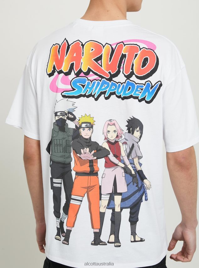 Naruto T-Shirt Men 2TH442649 WH3 WHITE Alcott Clothing