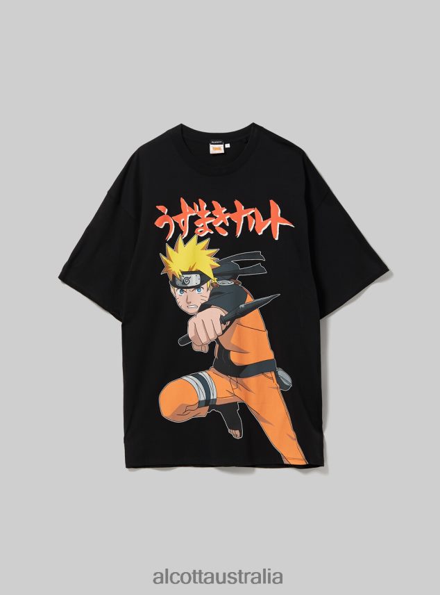 Naruto T-Shirt Men 2TH442654 BK1 BLACK Alcott Clothing