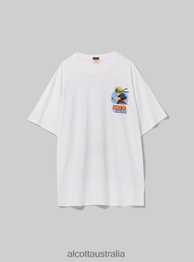 Naruto T-Shirt Men 2TH442694 WH3 WHITE Alcott Clothing