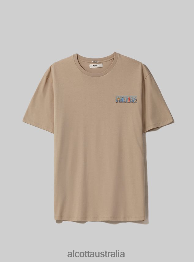 One Piece T-Shirt Men 2TH4421000 BG3 BEIGE LIGHT Alcott Clothing