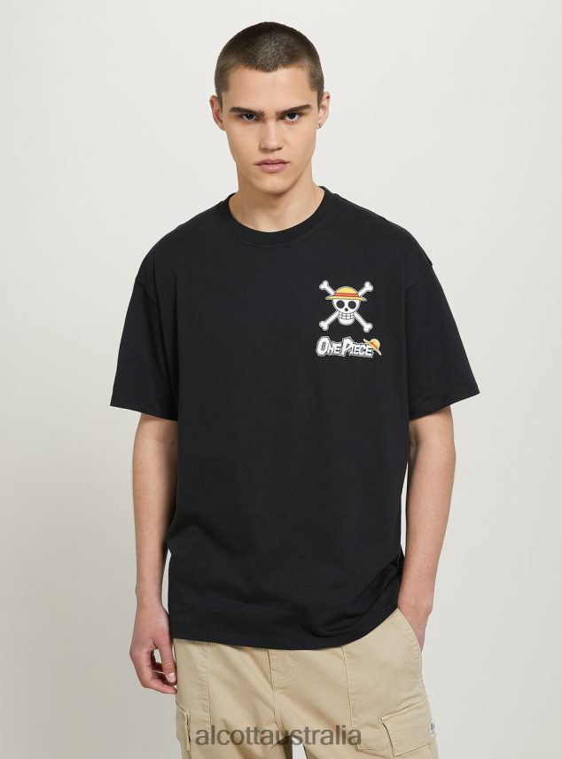 One Piece T-Shirt Men 2TH442640 BK1 BLACK Alcott Clothing