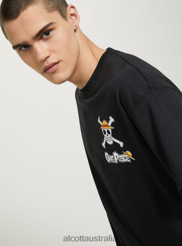 One Piece T-Shirt Men 2TH442640 BK1 BLACK Alcott Clothing