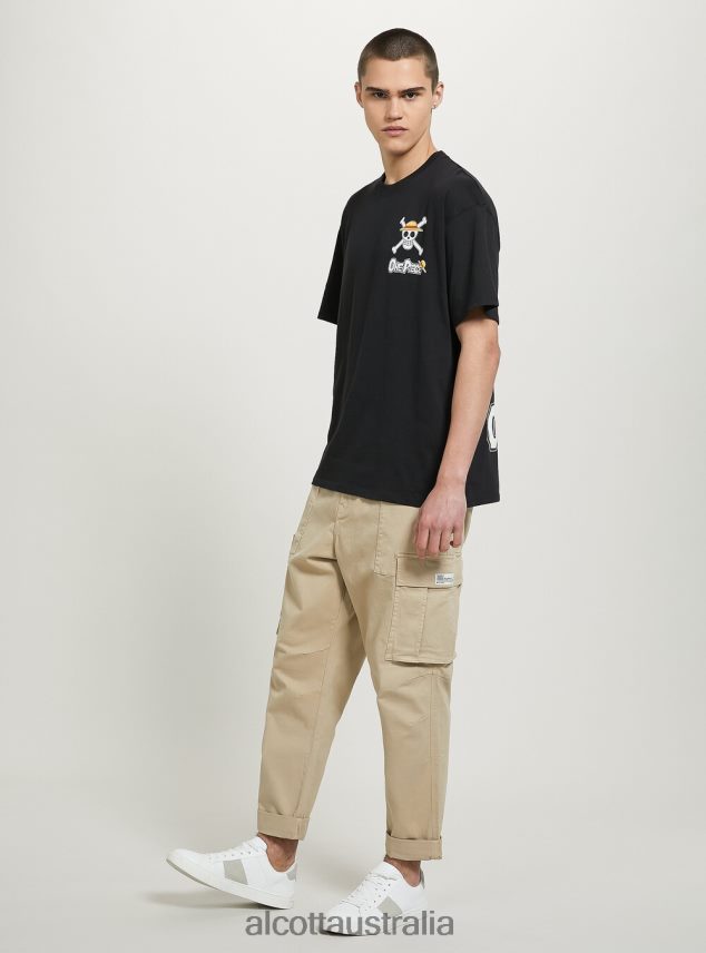One Piece T-Shirt Men 2TH442640 BK1 BLACK Alcott Clothing