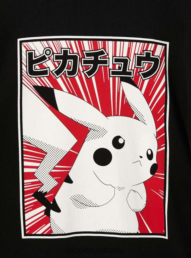 Pokemon T-Shirt Men 2TH44238 BK1 BLACK Alcott Clothing