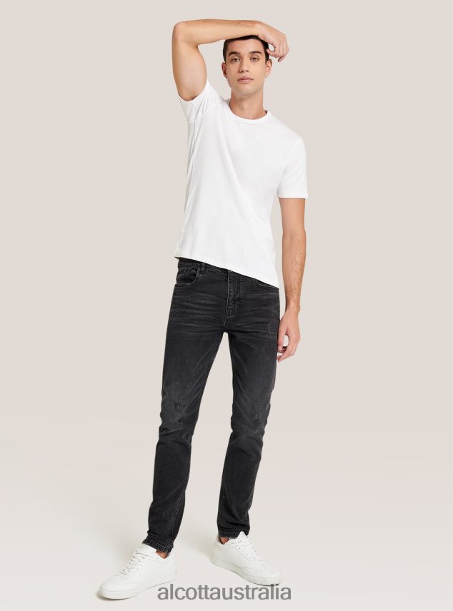 Printed T-Shirt Men 2TH4421138 BLACK Alcott Clothing