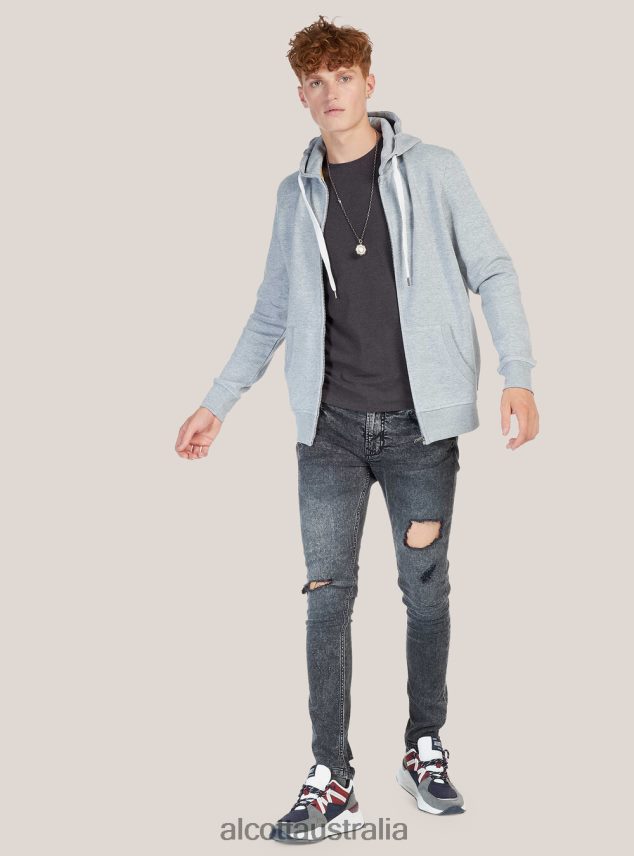 Printed T-Shirt Men 2TH442859 BLACK Alcott Clothing