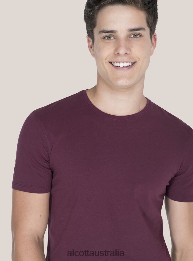 Printed T-Shirt Men 2TH442924 BLACK Alcott Clothing