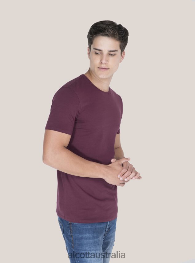 Printed T-Shirt Men 2TH442924 BLACK Alcott Clothing