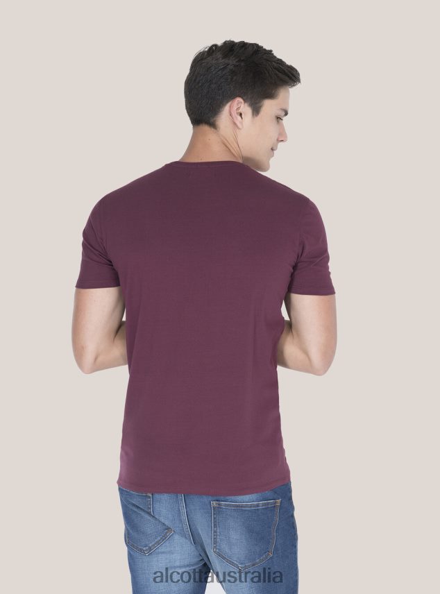 Printed T-Shirt Men 2TH442924 BLACK Alcott Clothing