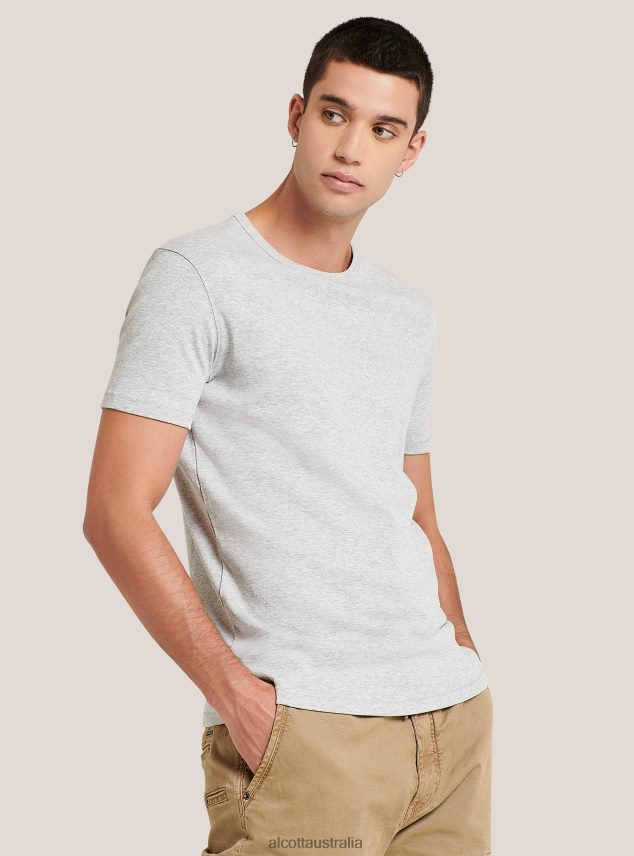 Printed T-Shirt Men 2TH442957 BLACK Alcott Clothing