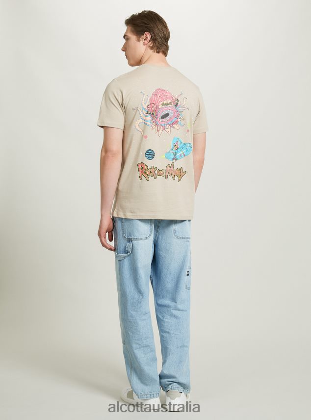 Rick And Morty T-Shirt Men 2TH442923 BG2 BEIGE MEDIUM Alcott Clothing