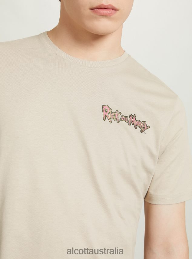 Rick And Morty T-Shirt Men 2TH442923 BG2 BEIGE MEDIUM Alcott Clothing