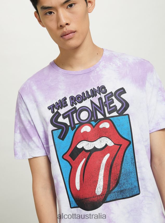 Rolling Stones T-Shirt Men 2TH4421101 LC2 LILLAC MEDIUM Alcott Clothing