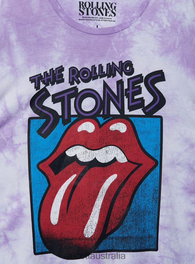 Rolling Stones T-Shirt Men 2TH4421101 LC2 LILLAC MEDIUM Alcott Clothing