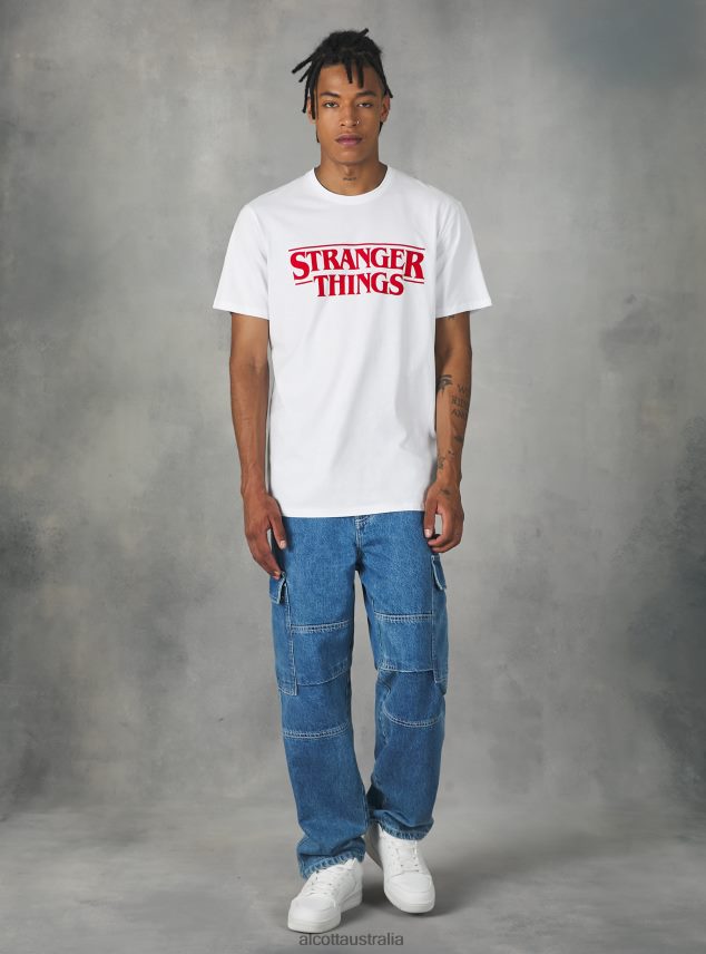 Stranger Things T-Shirt Men 2TH4421160 BK1 BLACK Alcott Clothing