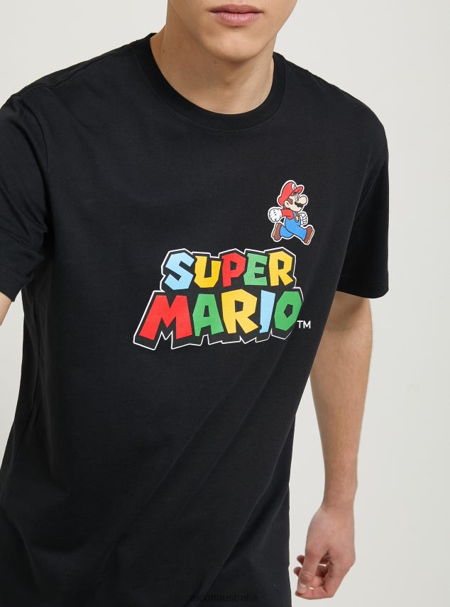Super Mario T-Shirt Men 2TH442676 BK1 BLACK Alcott Clothing