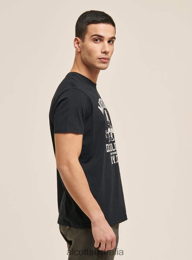 T-Shirt Popeye Men 2TH442824 BLACK Alcott Clothing