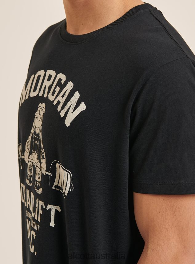 T-Shirt Popeye Men 2TH442824 BLACK Alcott Clothing