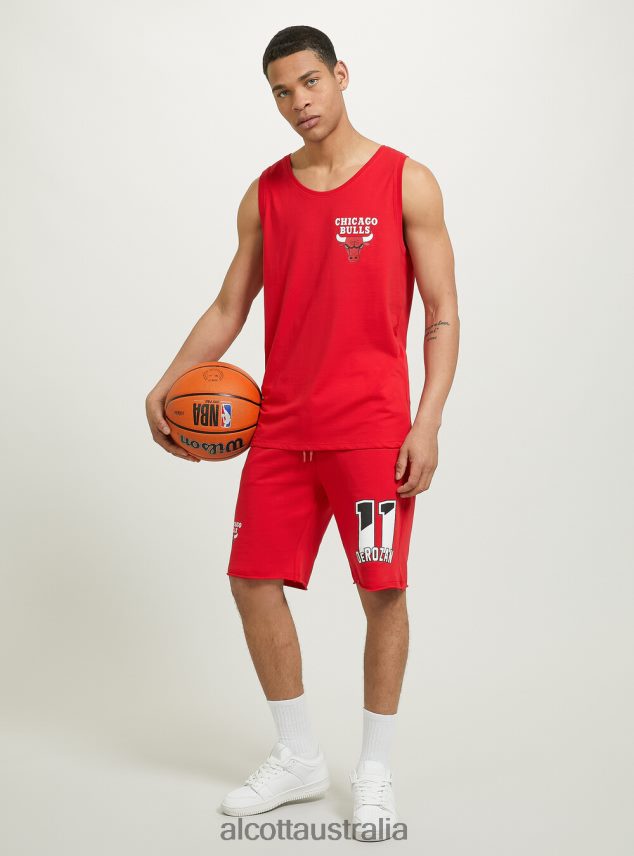 Nba Tanktop Men 2TH4421032 RD2 RED MEDIUM Alcott Clothing