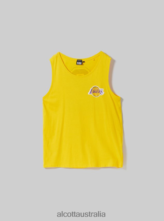 Nba Tanktop Men 2TH4421100 YE2 YELLOW MEDIUM Alcott Clothing
