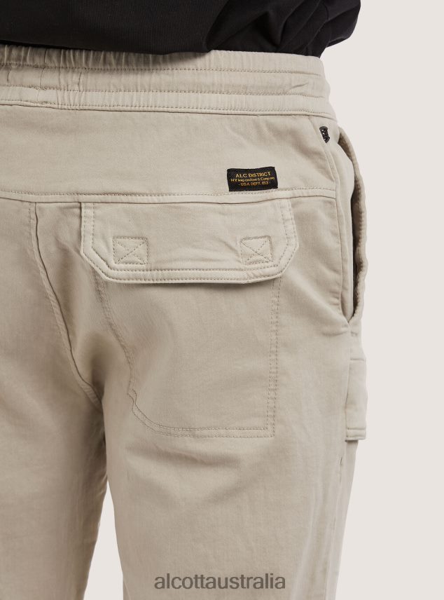 Cotton Jogger Trousers With Large Pockets Men 2TH442910 BK1 BLACK Alcott Clothing