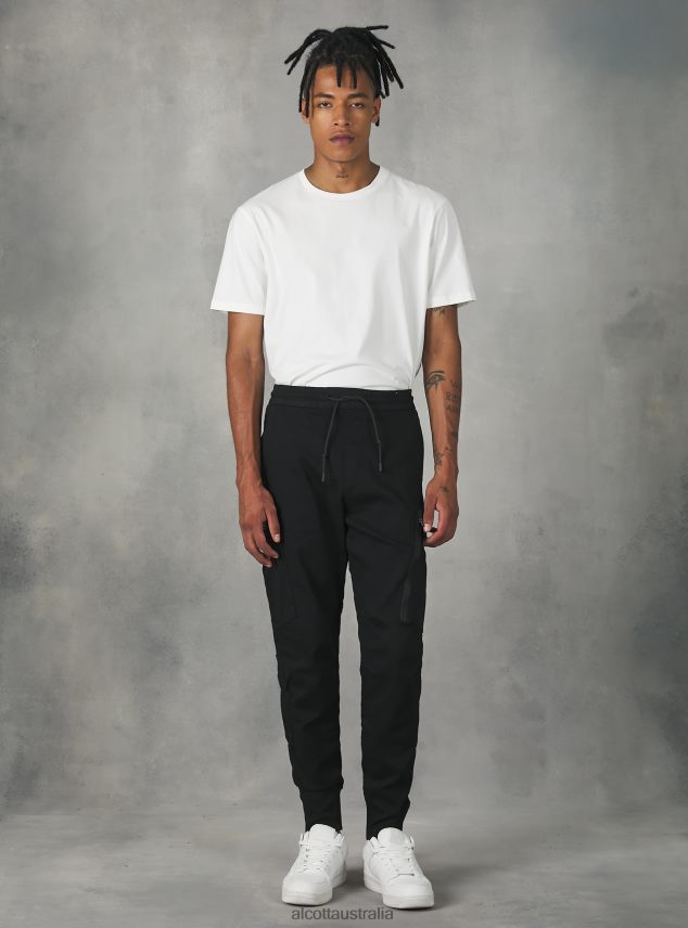 Jogger Trousers With Large Pockets Men 2TH4421017 KY1 KAKY DARK Alcott Clothing