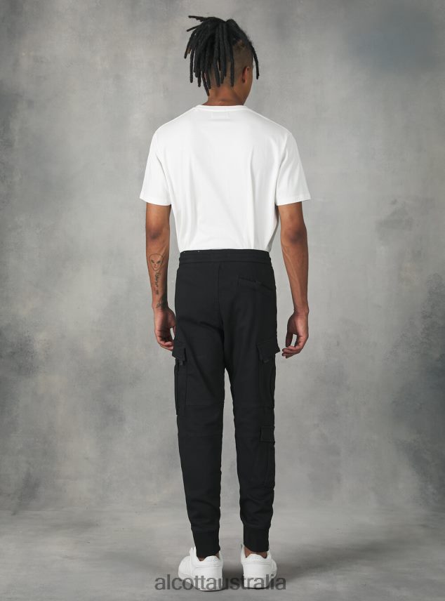 Jogger Trousers With Large Pockets Men 2TH4421017 KY1 KAKY DARK Alcott Clothing