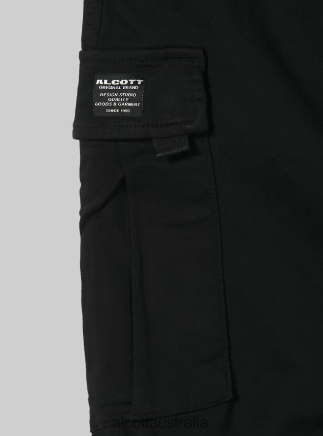 Jogger Trousers With Large Pockets Men 2TH4421017 KY1 KAKY DARK Alcott Clothing