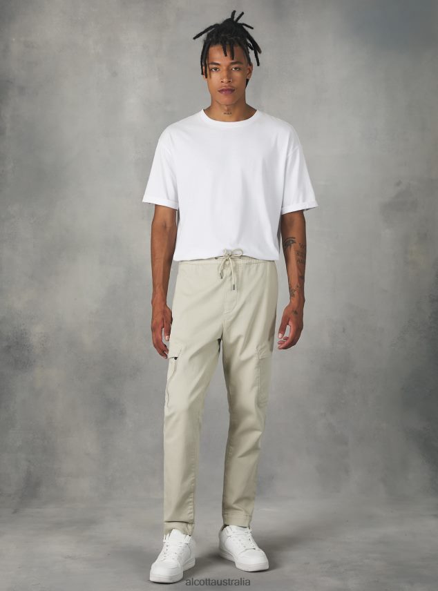 Jogger Trousers With Large Pockets Men 2TH4421058 BK1 BLACK Alcott Clothing